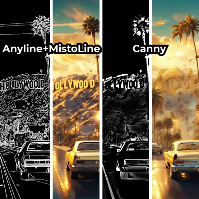 Anyline + MistoLine | Croquis vers image de haute qualité