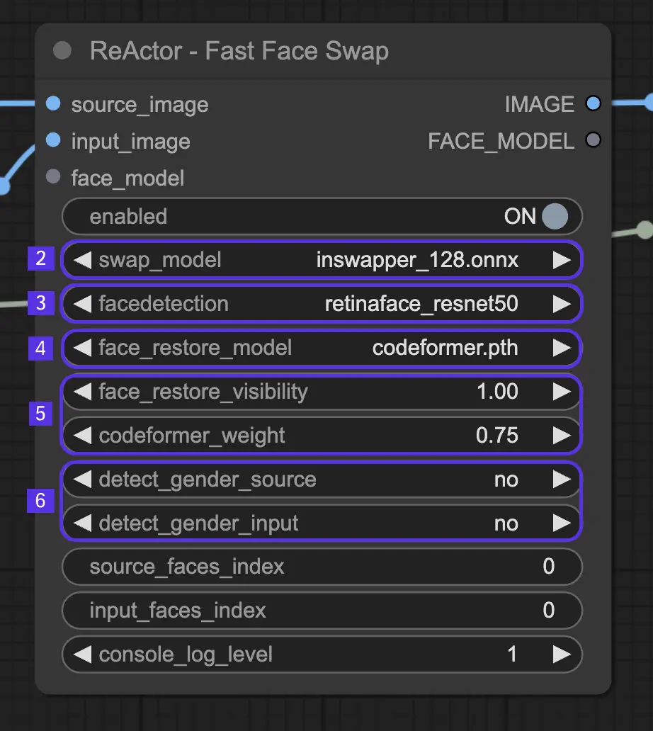 Instrucciones para configurar ReActor (intercambio rápido de caras) en ComfyUI
